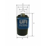 Слика 1 на Филтер за масло UFI 23.597.00