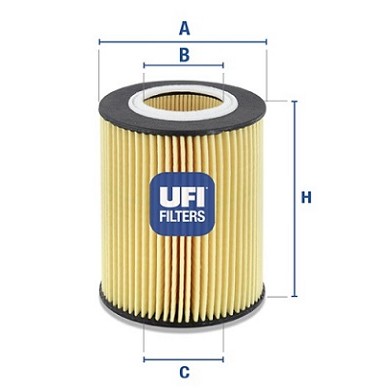 Слика на Филтер за масло UFI 25.004.00 за BMW 5 Sedan E39 520 i - 170 коњи бензин