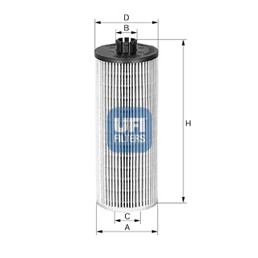 Слика на Филтер за масло UFI 25.005.00 за камион MAN E 2000 28.230 FNLC - 231 коњи Ото