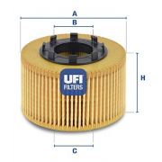 Слика 1 на Филтер за масло UFI 25.015.00