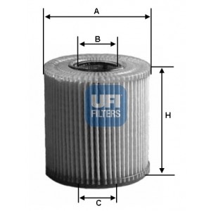 Слика на Филтер за масло UFI 25.016.00 за камион MAN F 2000 19.364 FS, FLS, FLLS, FRS, FLRS, FLLRS - 360 коњи дизел