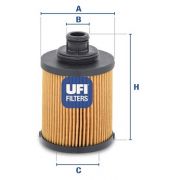 Слика 1 $на Филтер за масло UFI 25.031.00