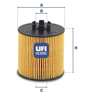 Слика на Филтер за масло UFI 25.047.00