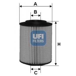 Слика на Филтер за масло UFI 25.075.00