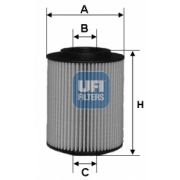 Слика 1 $на Филтер за масло UFI 25.075.00