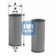 Слика 1 на Филтер за масло UFI 25.133.00