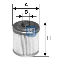 Слика на Филтер за масло UFI 25.553.00