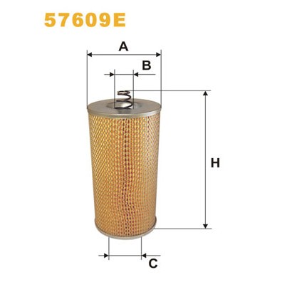 Слика на Филтер за масло WIX FILTERS 57609E за камион Setra Series 300 S321UL - 299 коњи дизел