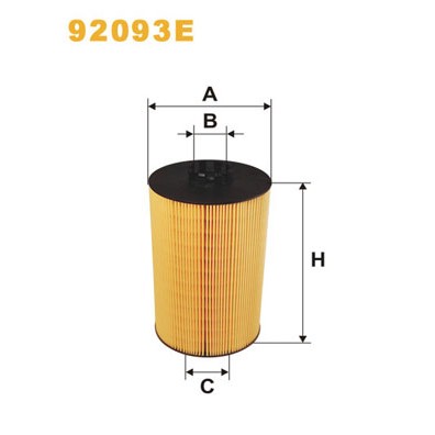 Слика на Филтер за масло WIX FILTERS 92093E за камион MAN TGA 18.390, 18.400 FALS, FAS, FHLS - 390 коњи дизел