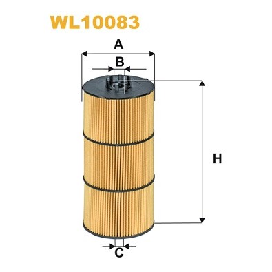 Слика на Филтер за масло WIX FILTERS WL10083 за камион Mercedes Actros MP4 2445 LS - 449 коњи дизел