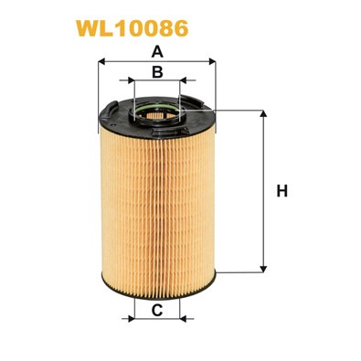 Слика на Филтер за масло WIX FILTERS WL10086 за камион MAN TGS 26.440 FDS, FDRS, FDLS, FDLRS, FNHLS, FPHLS, FVHLS - 440 коњи дизел