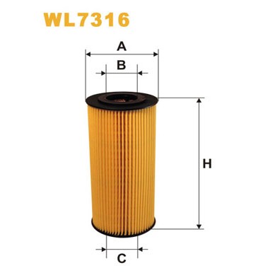 Слика на Филтер за масло WIX FILTERS WL7316