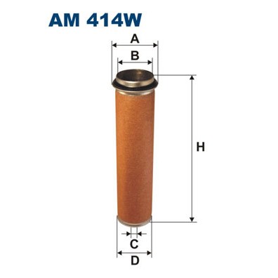 Слика на Филтер за повратен воздух FILTRON AM 414W