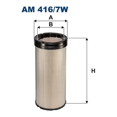 Слика на филтер за повратен воздух FILTRON AM 416/7W за камион Scania 4 Series 114 C/380 - 381 коњи дизел
