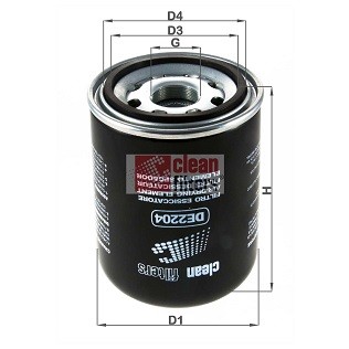 Слика на филтер испарувач CLEAN FILTERS DE2204 за камион MAN F 2000 26.463 DFC, DFLC - 460 коњи дизел