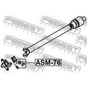 Слика 2 на хардиев зглоб, кардан FEBEST ASM-76