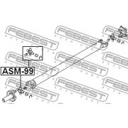 Слика 2 на хардиев зглоб, кардан FEBEST ASM-99