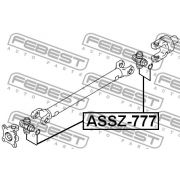 Слика 2 на хардиев зглоб, кардан FEBEST ASSZ-777