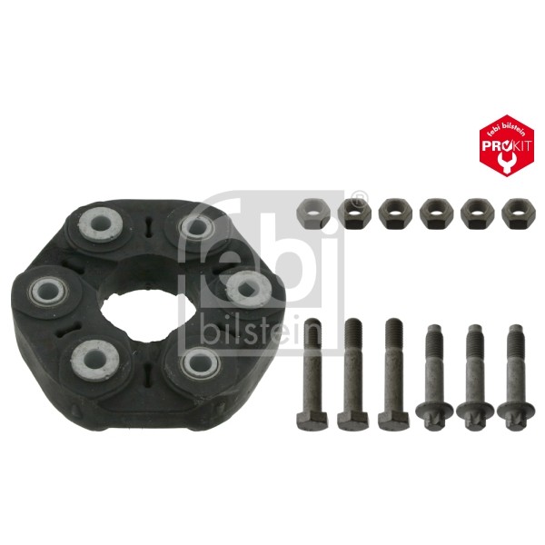 Слика на хардиев зглоб, кардан FEBI BILSTEIN ProKit 43522 за BMW 3 Sedan E90 318 d - 122 коњи дизел