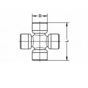 Слика 2 $на Хардиев зглоб, кардан SPIDAN U 728/4