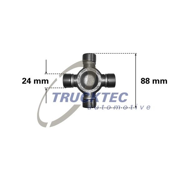 Слика на Хардиев зглоб, кардан TRUCKTEC AUTOMOTIVE 02.34.042