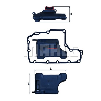 Слика на хидрауличен филтер, автоматски менувач KNECHT HX 157D за Opel Vita C 1.0 - 60 коњи бензин