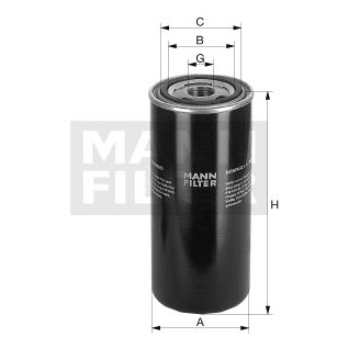 Слика на Хидрауличен филтер за автоматски менувач MANN-FILTER WD 950/2