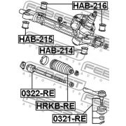 Слика 2 на хидраулична летва FEBEST HAB-215