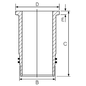 Слика на хилзна за цилиндар GOETZE 14-451040-00 за камион MAN TGS 18.440 FK, FK-L, FLK - 440 коњи дизел