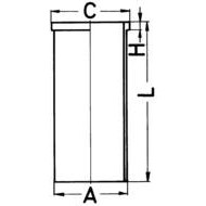 Слика на хилзна за цилиндар KOLBENSCHMIDT 88854110 за камион MAN M 90 12.192 FK - 190 коњи дизел