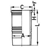 Слика 1 $на Хилзна за цилиндар KOLBENSCHMIDT 89056110