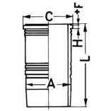 Слика на хилзна за цилиндар KOLBENSCHMIDT 89056110 за камион MAN F 9 15.192 F, 15.192 FL - 192 коњи дизел