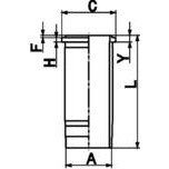 Слика на хилзна за цилиндар KOLBENSCHMIDT 89439110 за камион Scania 3 Series T 113 H/360 - 362 коњи дизел