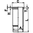 Слика на хилзна за цилиндар KOLBENSCHMIDT 89497110 за камион Scania 3 Series T 113 H/360 - 362 коњи дизел