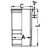 Слика 1 на хилзна за цилиндар KOLBENSCHMIDT 89563110