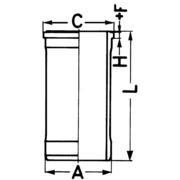 Слика на хилзна за цилиндар KOLBENSCHMIDT 89568110 за камион Renault C 300.19 - 302 коњи дизел