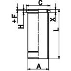 Слика на хилзна за цилиндар KOLBENSCHMIDT 89846110 за камион Setra Series 400 ComfortClass S 416 GT-HD - 503 коњи дизел