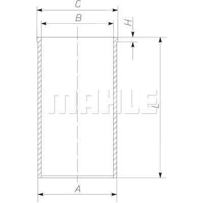 Слика на хилзна за цилиндар MAHLE 004 WV 18 00 за камион Mercedes Atego 1 1328 F - 279 коњи дизел