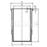 Слика 1 на хилзна за цилиндар MAHLE 037 WN 48 01
