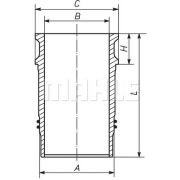 Слика 1 на хилзна за цилиндар MAHLE 061 LW 00100 001
