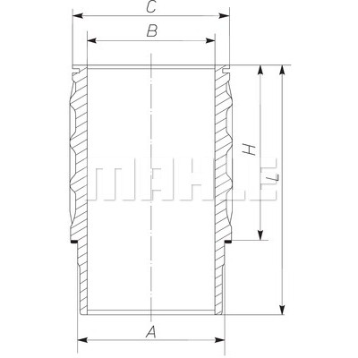 Слика на хилзна за цилиндар MAHLE 061 WN 27 01 за камион Scania P,G,R,T Series G 480, R 480 - 480 коњи дизел