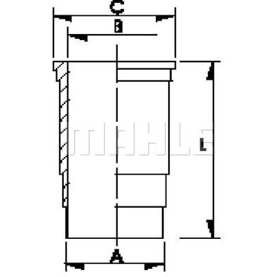 Слика на хилзна за цилиндар MAHLE C13940 за камион Mitsubishi Canter (fb, fe, fg) 3.0 - 156 коњи 