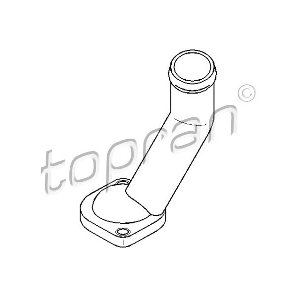 Слика на цевковод за разладна течност TOPRAN 108 189 за Audi A3 (8P1) 1.6 - 102 коњи бензин