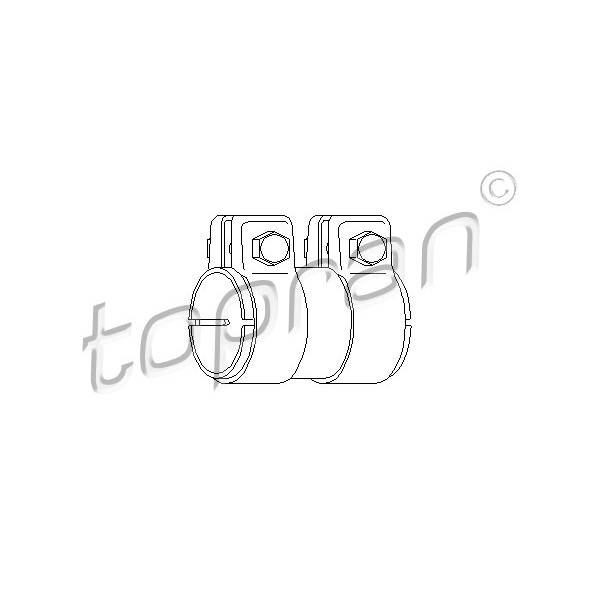 Слика на цевна спојка, издувен систем TOPRAN 107 219 за Audi A3 Sportback (8VA) 1.0 TFSI - 115 коњи бензин