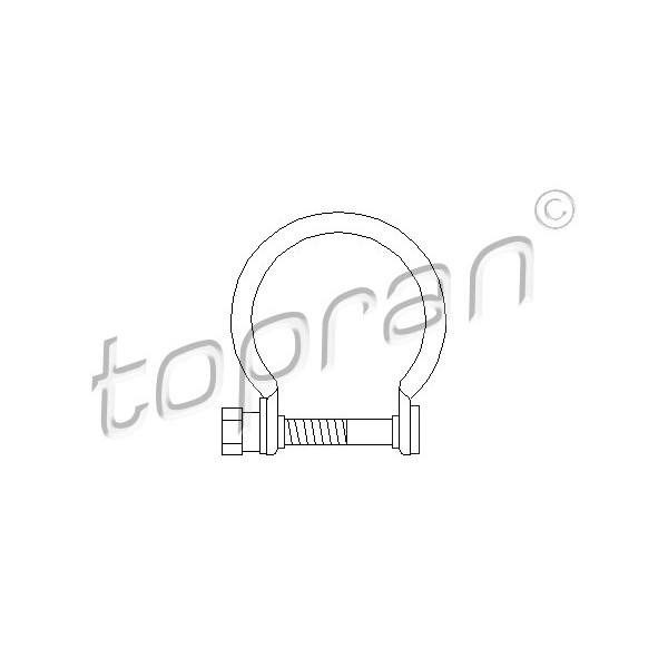 Слика на Цевна спојка, издувен систем TOPRAN 722 342