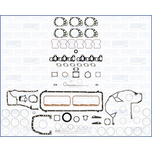 Слика на Цел комплет дихтунзи, мотор AJUSA 50199400