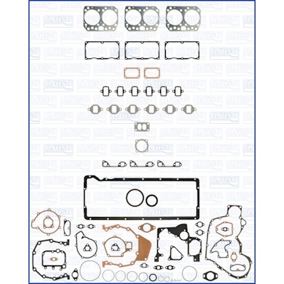 Слика на цел комплет дихтунзи, мотор AJUSA 50209500 за камион MAN M 90 14.152 FS,14.152 FLS - 150 коњи дизел