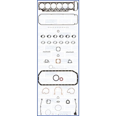 Слика на цел комплет дихтунзи, мотор AJUSA FIBERMAX 50066200 за BMW 5 Sedan (E28) 535 i, M 535 i - 185 коњи бензин