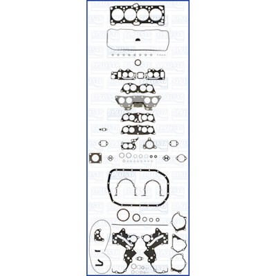 Слика на цел комплет дихтунзи, мотор AJUSA FIBERMAX 50086000 за Mitsubishi L300 Starwagon Bus (P0,P1,P2,S* W) 2.0 (P13V, P03W, P03V, P13T) - 88 коњи бензин