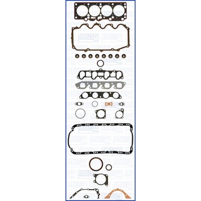 Слика на цел комплет дихтунзи, мотор AJUSA FIBERMAX 50109000 за Ford Fiesta 3 (gfj) 1.6 Turbo (FBJT) - 131 коњи бензин